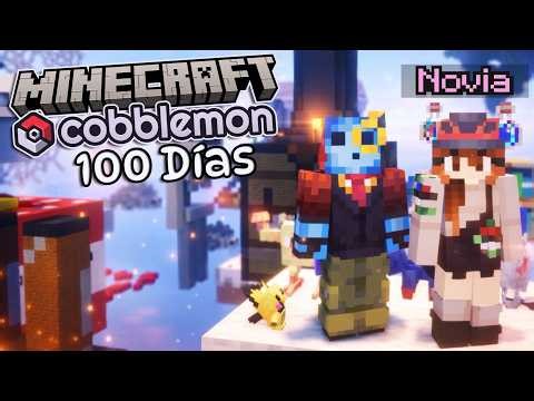 I survived 100 DAYS in COBBLEMON with my girlfriend… and the loser loses a Pokémon