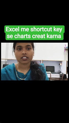 Excel me shortcut key se charts creat karna #explore#excel#exceltips #microsoftexcel #exceltutorial