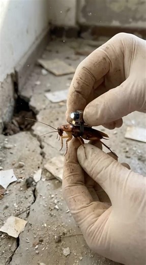 What a Cockroach Sees Inside a Hidden Wall Colony 🪳#shorts