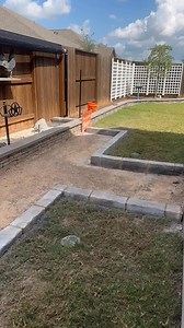 Total back yard make over wrapping up! | Texas Curb n Borders