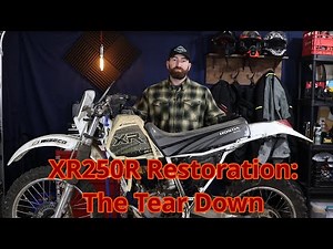 Restoring an XR250R: The Tear down
