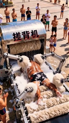 Man taking bath in washing Machine 🤯😱#trending #viral #shorts #babifreitas #hearttouching #cbum