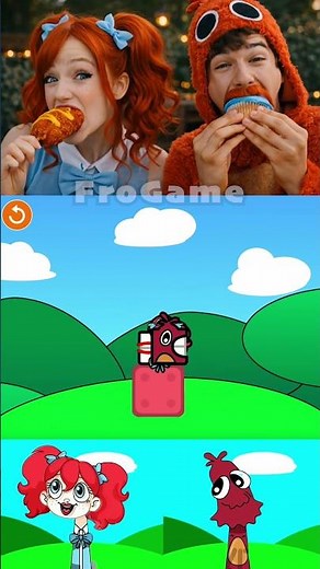 Sprunki Level Eaten Challenge | Poppy X Chum Chompkins