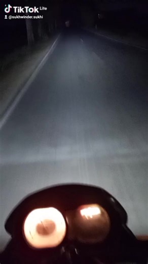 Sukhwinder Singh on Instagram: "Timrai lagai khushi ❤️‍🩹🤍 #biketravel #travel #trending #reels #nightride"
