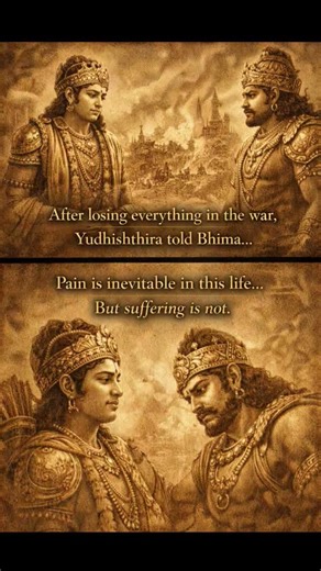 Yudhishthira’s Deep Truth After War 💔 | Pain is Inevitable, Suffering is a Choice