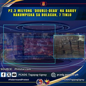 44 reactions · 11 shares | P2.3 milyong ‘double-dead’ na baboy...