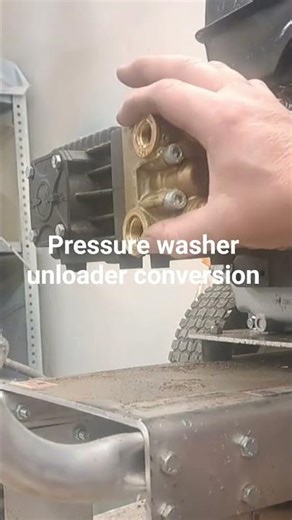 Pressure washer unloader conversion