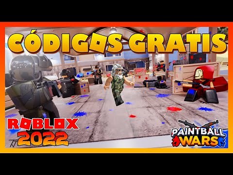 🔫CODIGOS GRATIS en PAINTBALL WARS 🔫 Junio 2022 🔫 Codes Roblox 🔫 EMiLiOR