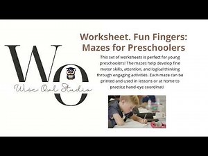 Fun Maze Activity for Kids | Printable Worksheets