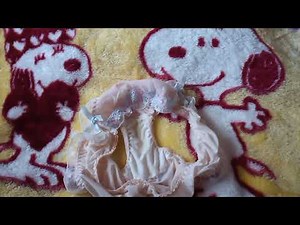 【⚠クロッチに黄ばみシミ汚れがあります】リボンとピンク色かわいいふわふわぱんてぃと一緒にBGM2021年5月2日🐇ウサギ🐰panties