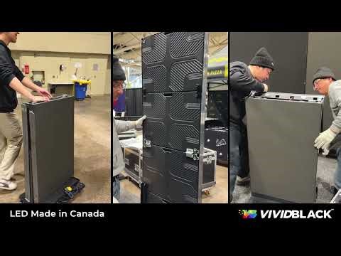 Event Foldable LED Screen + Modular Display Setup | Wedding Show | Toronto