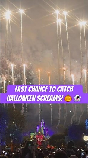 🎃 Just a Couple More Nights of Halloween Screams at Disneyland! 👻 #disney