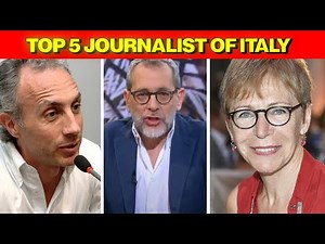 Top 5 Journalists In Italy #italy #journalist