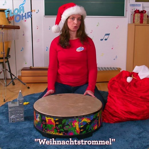 Trommelvers Weihnachten | Trommeln mit Kindern | Kita | Floh im Ohr TV