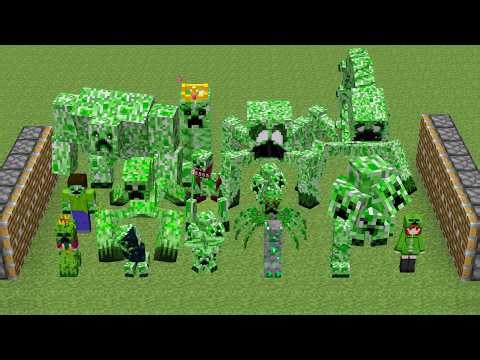 All creeper mobs combined