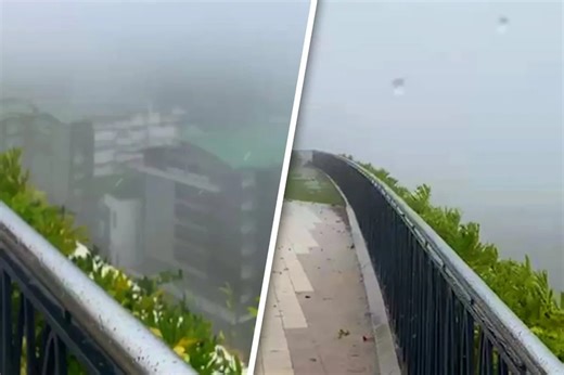 Baguio City halos zero visibility sa tindi ng ulan, hangin | ABS-CBN News