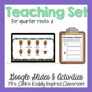 Quarter Rest Complete Rhythm Set (Kodály-Inspired)