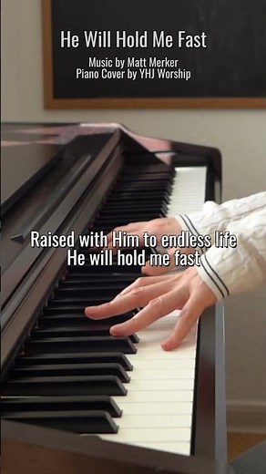 He Will Hold Me Fast 🎹 | Piano Hymn Cover