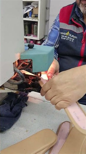 Insole Edge Folding – Quick Heat Sealing Process | Shoe Manufacturing