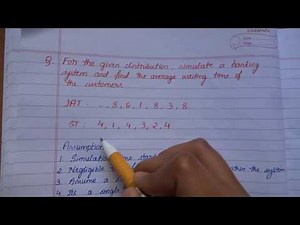 SMS#1: Single server system | An example problem