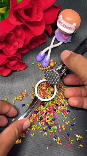 Satisfying Golden Balls And Colourful Balls Crushing Shorts 😌 #shorts #viral #funny