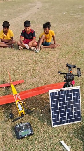 I am charging a radio control model plane with the help of solar power