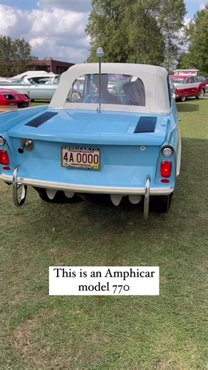 The Amphicar was a '60s ocean-going car! Or should we say, a road-going boat? #DriveHistory #Amphicar #AmphibiousVehicle #HagertyDriversFoundation | Hagerty Drivers Foundation