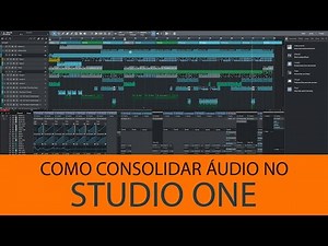 Studio One - Como Consolidar Audio no Studio One!
