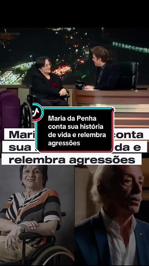 Entrevista com Maria da Penha no Programa Porchat: Contra a Violência Doméstica