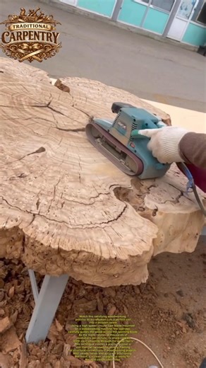 Powerful Wood Surface Sanding Machine ⚙️ #Woodworking #DIY #PowerTools