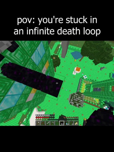 Minecraft Infinite Death Loop Meme – Stuck in a Death Loop