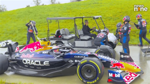 Watch: Apple’s Tim Cook has F1-style pit stop in his Golf cart due to Verstappen