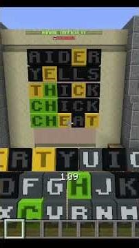 Word Hunt of Today - Chute #minecraft #gaming