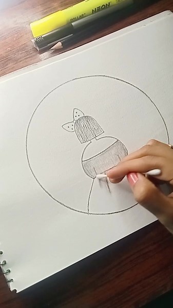 Easy Steps to Draw a Cute Girl Using Pencil - Drawing Tutorial