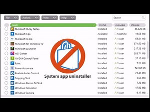 App Buster - Debloat Tool for Windows 10/11