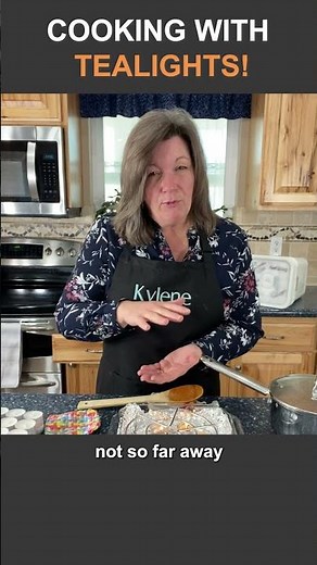 DIY Tealight Stove for Power Outage Cooking