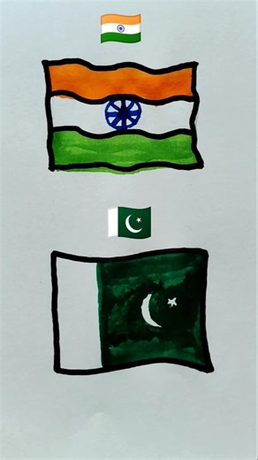 India Flag drawing 🇮🇳 Independence day republic day drawing #art #viralvideo