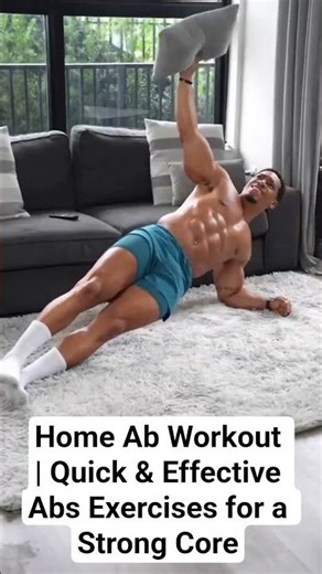 Home Ab Workout | Quick & Effective Abs Exercises for a Strong Core