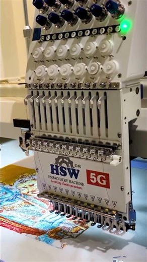 HSW 5G Embroidery Sewing Machine – Redefining Creative Stitching & High-Speed Embroidery!