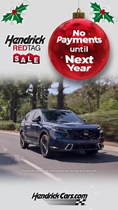 Take a holiday from car payments with $0 down and payment deferral options during the Hendrick Red Tag Sales Event! | Hendrick Automotive Group