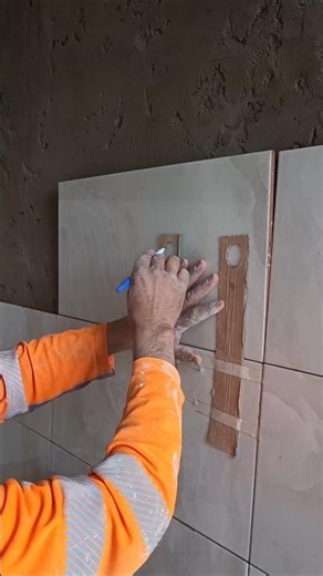 The secret of professionals in adjusting ceramic holes without measurement errors.