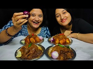 Eating Show Mutton Curry Egg Curry Rice/Eating Challenge/Food Challenge