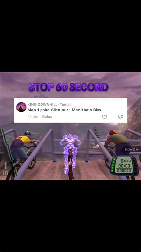 Stop 1 Menit Di map 1 Pake Alien Challenge tulis di kolom komentar 👍 #DownhillDomination #Downhill #aethersx2