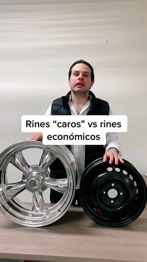Una comparación sencilla de rines batatos y caros #wheels #rines #cars #coches #tiktokautos #americanracing #enkei