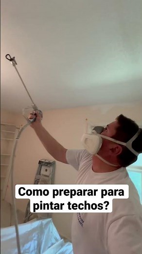 How to paint textured ceilings and what material to use