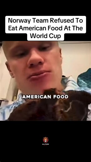 Norway Team Refused To Eat American Food At The World Cup🧐 #america #worldcup #norway #food