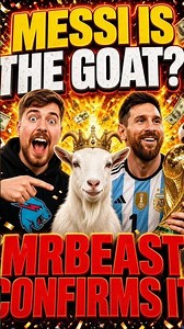 MrBeast Confirms Messi Is The GOAT 🤯😱 #messi #mrbeast