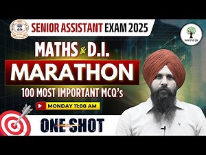 PSSSB Senior Assistant 2025 | Maths Marathon | Full Syllabus Revision | Antarpreet Sir