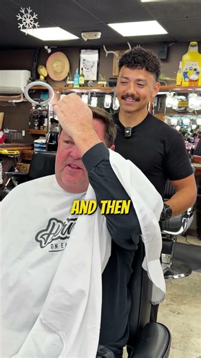 Comb Over With 2 On The Sides Men's Haircut