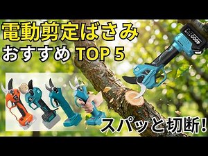 極太55mmも余裕✨電動剪定ばさみおすすめTOP5【2026年/コスパ最強はコレだ】